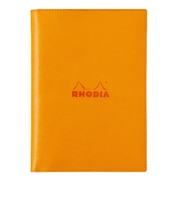 ロディア（RHODIA）　ホチキス留めノートA5　カバー　PU　cfa5pucvor　オレンジ
