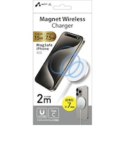 エアージェイ(air-J) マグネットワイヤレス充電器 2m