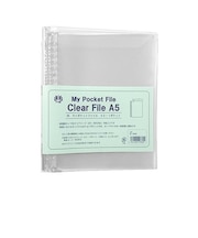 エイチ・エス　マイポケットファイル　1ポケット　A5　クリア