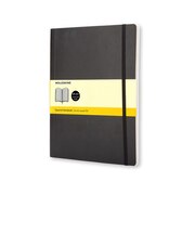 モレスキン（MOLESKINE）　クラシックノートブック　ソフトカバー　方眼　XLサイズ　404889　ブラック
