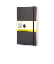 モレスキン（MOLESKINE）　クラシックノートブック　ソフトカバー　方眼　ラージサイズ　404872　ブラック