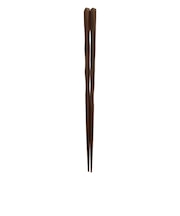 イシダ プレミアム・アイ(PI) 箸 漆 21cm 四面亀甲彫り