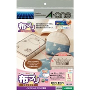エーワン（A-one）　布プリ　リネン生地タイプのりなし　30505