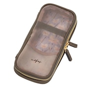 ノフェス(nofes) ラウンドメッシュペンケース NSF1221N ブラウニッシュグレー