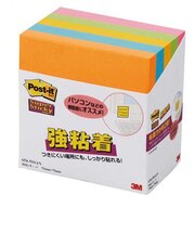 スリーエム(3M) ポスト・イット 強粘着ノート 654-5SSAN 5色パック