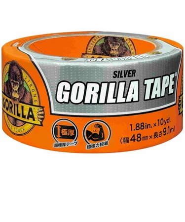 ゴリラ（GORILLA）　ゴリラテープ　シルバー