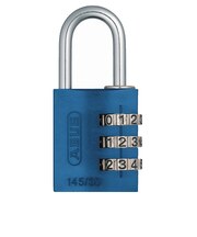 アバス（ABUS）　マイカラー可変式南京錠　145／30　ブルー