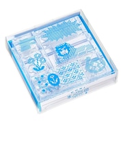 キングジム(KING JIM) 透明スタンプ「氷印」 6個セット CLSS-002 ドット