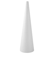 発泡スチロール 円錐 径115×380mm