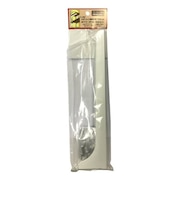 モリギン ステンレス棚柱用ブラケット B-868 ホワイト 280mm 1組(2本)入