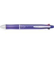 パイロット（PILOT）　ドクターグリップ4＋1油性ボールペン　0.5mm　極細　ラベンダー