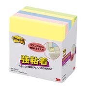 スリーエム(3M) ポストイット 強粘着ノート 654-5SSAP 4色混色