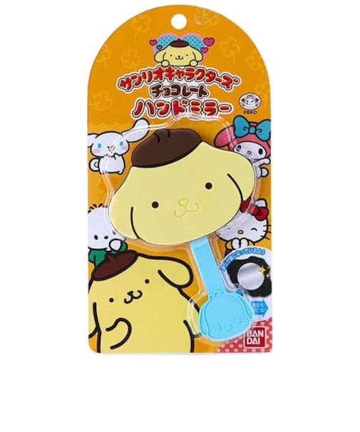 バンダイ　サンリオキャラクターズチョコレート　ハンドミラー　ポムポムプリン