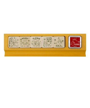 ビバリー　となりのトトロ　せんせいスタンプ2　ゴム印5個セット　SG-110