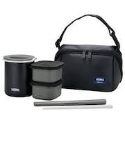サーモス(THERMOS) 保温弁当箱 DBQ-362 マットブラック 820mL