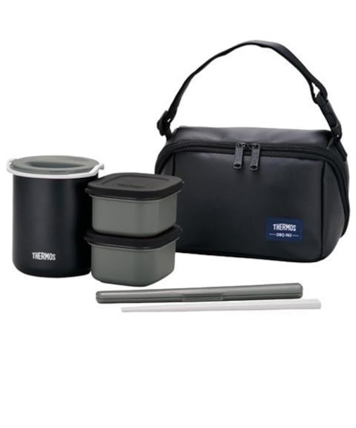 サーモス（THERMOS）　保温弁当箱　DBQ－362　マットブラック　820mL