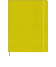 モレスキン（MOLESKINE）　クラシックファブリックコレクション　ハードカバー　横罫　Xラージサイズ　ヘイイエロー