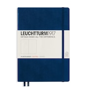 ロイヒトトゥルム1917 A5ノート ドット方眼 342925 ネイビー