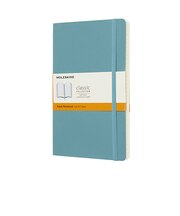 モレスキン(MOLESKINE) クラシックノートブック ソフトカバー 横罫 ラージサイズ リーフブルー