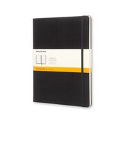 モレスキン（MOLESKINE）　クラシックノートブック　ハードカバー　横罫　XLサイズ　ブラック