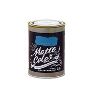 アサヒペン　水性　多用途ペイント　マットカラー　ピーコックブルー　500mL