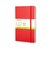 モレスキン（MOLESKINE）　クラシックノートブック　ハードカバー　無地　ポケットサイズ　404377　レッド