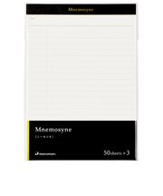 マルマン(maruman) ニーモシネ(Mnemosyne) A5ノートパッド 8㎜横罫マージン付 3冊パック P169X3