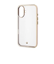 【iPhone16】 エレコム(ELECOM) &me ソフトケース メタリックライン PM-A24AUCTMLPN ピンク