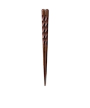イシダ 箸 乱れ彫一半 23.5cm