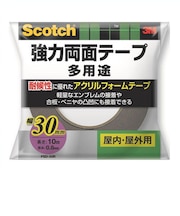 スリーエム（3M）　スコッチ　強力両面テープ　多用途　PSD‐30R　30mm×10m