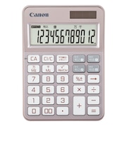 キヤノン(Canon) カラフル電卓 ミニ卓上 12桁 KSー126WUVーPG ピンクゴールド