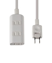 エルパ（ELPA）　扉付タップ3P1M　WBT-N3010B(W)