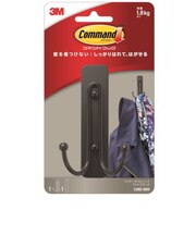 スリーエム(3M) コマンドフック ダブルフック CMD-WM マットブラック