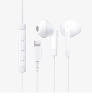 エレコム(ELECOM) Lightning接続ヘッドホンマイク FAST MUSIC(TM) EHP-LF10IMAWH ホワイト
