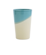 ビスク キーポ 2重構造タンブラー ターコイズ&クリーム 330mL