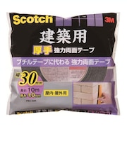 スリーエム(3M) スコッチ 建築用厚手 強力両面テープ PBA‐30R 30mm×10m