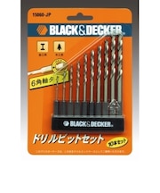 ブラック＆デッカー（BLACK＆DECKER）　6角軸ドリルビット10本　15060