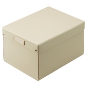 リヒトラブ（LIHIT　LAB.）　Roomy　折りたたみボックス　深型　A4　A－794－16　ベージュ