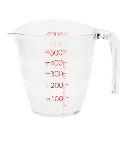 マーナ（marna）　目盛りが見やすい計量カップ　K728　500mL