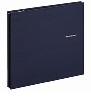 セキセイ レミニッセンス フリーアルバム ドット糊黒台紙 XP-4708 ネイビーブルー