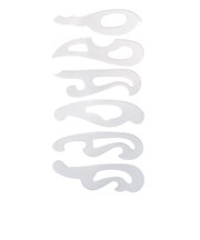 シンワ 雲型定規 6枚組