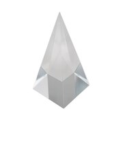 サワダプラテック(SAWADA PLATEC) アクリルブロック 四角錘 30×30×60mm クリア
