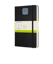 モレスキン(MOLESKINE) クラシックノートブック エクスパンデッド ハードカバー 無地 ラージサイズ ブラック
