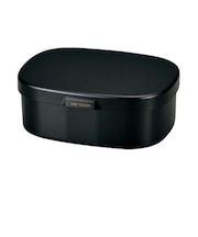 ハコヤ(HAKOYA) さっと洗えるお弁当箱 L 900mL ブラック