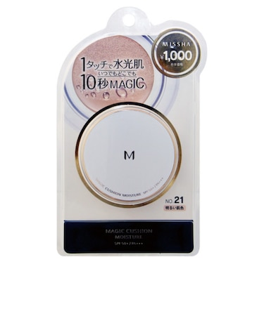 ミシャ（MISSHA）　マジッククッションファンデーション　モイスチャー21（明るい肌色）　15g