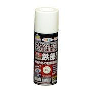 アサヒペン　油性　高耐久　鉄部用　スプレー　300mL　白