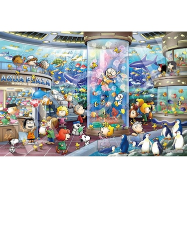 エポック社　PEANUTS　スヌーピー　アクアリウム　12-601s　1000ピース