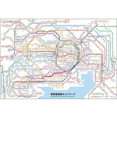ビバリー　首都圏路線ネットワーク　1000-019　1000ピース