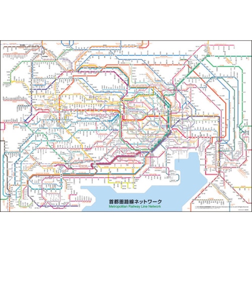 ビバリー　首都圏路線ネットワーク　1000-019　1000ピース
