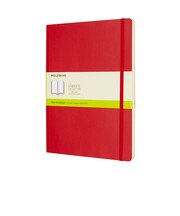 モレスキン(MOLESKINE) クラシックノートブック ソフトカバー 無地 XLサイズ QP623F2 レッド